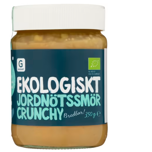 Garant Jordnötssmör Crunchy EKO 350g